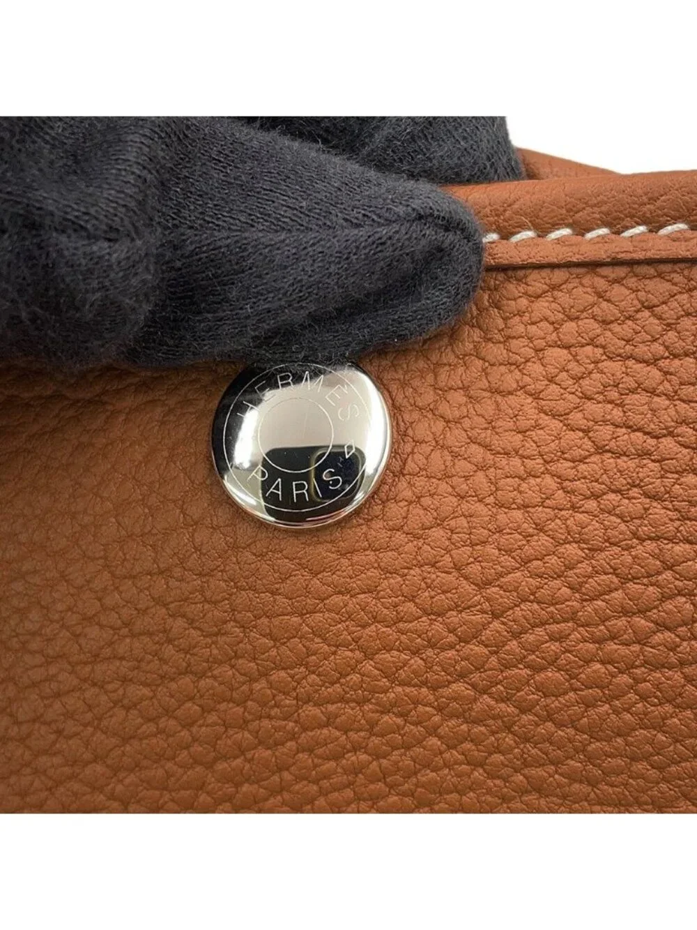 Hermes Tote Garden Party PM Gold Silver Negotiating